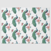 Pfauenreihe - Design 4 Seidenpapier (Vorderseite)