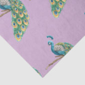 Pfauenreihen Design 3 Lilac-Tissue Paper Seidenpapier (Detail)