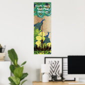 Pfauenroaring 20's Wedding Poster (Heimbüro)