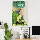 Pfauenroaring 20's Wedding Poster (Heimbüro)