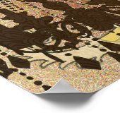 Pfauenroaring 20's Wedding Poster (Ecke)