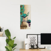 Pfauenroaring 20's Wedding Poster (Heimbüro)