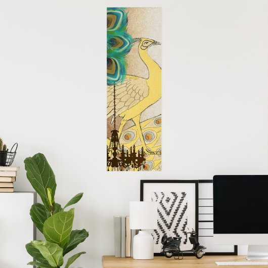 Pfauenroaring 20's Wedding Poster (Heimbüro)