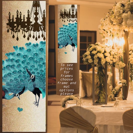 Pfauenroaring 20's Wedding Poster