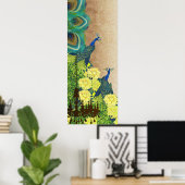 Pfauenroaring 20's Wedding Poster (Heimbüro)