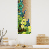 Pfauenroaring 20's Wedding Poster (Küche)