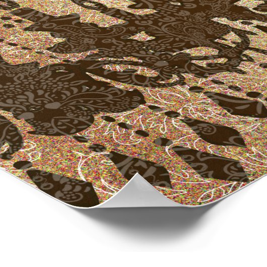 Pfauenroaring 20's Wedding Poster (Ecke)