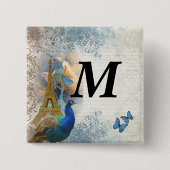 Pfauensammlung Paris Button (Vorderseite)