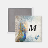 Pfauensammlung Paris Magnet (Vorderseite/Rückseite)