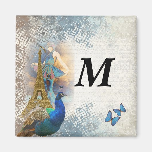 Pfauensammlung Paris Magnet (Vorne)