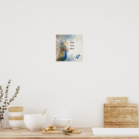 Pfauensammlung Paris Poster (Küche)