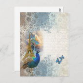 Pfauensammlung Paris Postkarte (Vorne/Hinten)