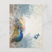 Pfauensammlung Paris Postkarte (Vorderseite)