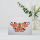 Pfauenschmetterling 2012 postkarte (Stehend Vorderseite)