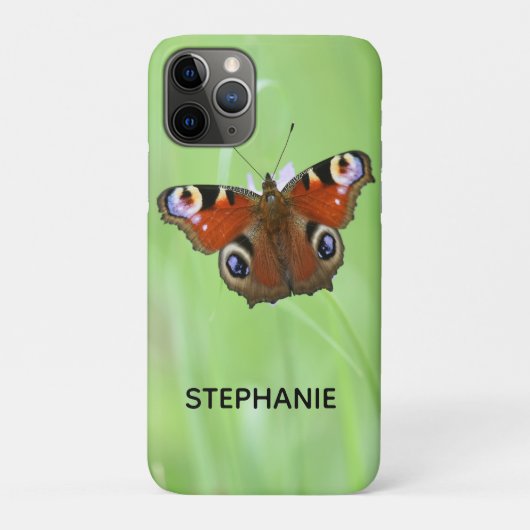 Pfauenschmetterling Case-Mate iPhone Hülle (Rückseite)
