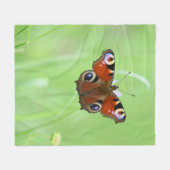 Pfauenschmetterling Fleecedecke (Vorderseite (Horizontal))