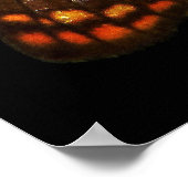 Pfauenschmetterling Poster (Ecke)