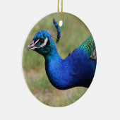 Pfauenschmuck Keramik Ornament (Rechts)