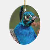 Pfauenschmuck Keramikornament (Rechts)