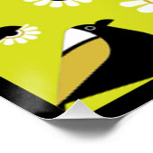 Pfauenschmuck und -dekoration poster (Ecke)