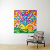 Pfauenschwanz-Radiance Wandteppich (Beispiel)