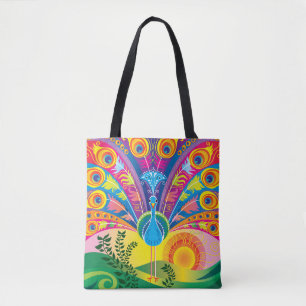 Pfauenschwanz Tasche