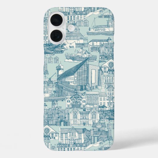 Pfauenseeglas Case-Mate iPhone Hülle (Rückseite)