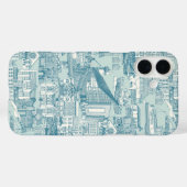 Pfauenseeglas Case-Mate iPhone Hülle (Rückseite (Horizontal))