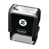 Pfauenselbstfärbende Briefmarke Permastempel (Produkt)
