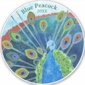 Pfauensiegel Aufkleber (Vorderseite)