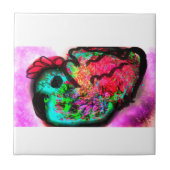 Pfauenspass Fliese (Vorderseite)