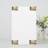 Pfauenstationery Briefpapier (Stehend Vorderseite)