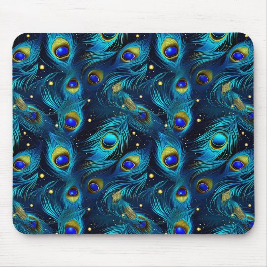 Pfauenstolz Mousepad (Vorne)