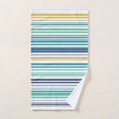 Pfauenstreifen Badhandtuch Set (Handtuch)