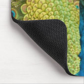 Pfauenstruktur Mousepad (Ecke)