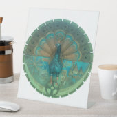 Pfauensymbol Sockelschild (In Situ)