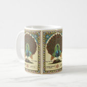 PfauenTasse Kaffeetasse (Vorderseite Links)