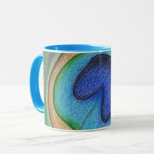 PfauenTasse Tasse (Vorderseite Links)