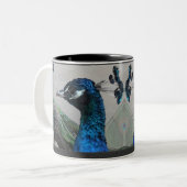 PfauenTasse Zweifarbige Tasse (Vorderseite Links)