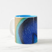 PfauenTasse Zweifarbige Tasse (Vorderseite Links)
