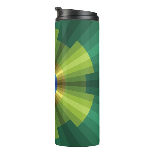 Pfauentäuschung Thermosbecher (Nach rechts gedreht)