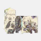 Pfauentraum Geschenkschachtel (Ungefaltet)