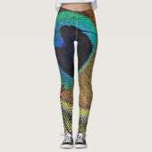 Pfauentwurf Leggings (Vorderseite)