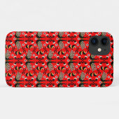Pfauenvogel Folk Art. Case-Mate iPhone Hülle (Rückseite (Horizontal))