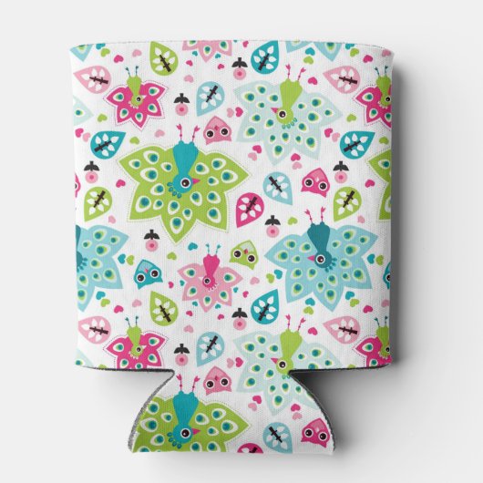 Pfauenvogel und Eule Dosenkühler (Rückseite)