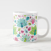 Pfauenvogel und Eule Jumbo-Tasse (Rechts)