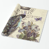 Pfauenwappenpapier Geschenkpapier (Ungerollt)