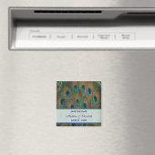 PfauenWedding speichert das Datum Magnet (In Situ (Geschirrspüler))