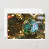 Pfauenweihe Feiertagspostkarte (Vorne/Hinten)