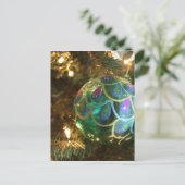 Pfauenweihe Feiertagspostkarte (Stehend Vorderseite)